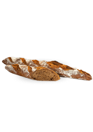 Гречаний багет з солодом і льоном